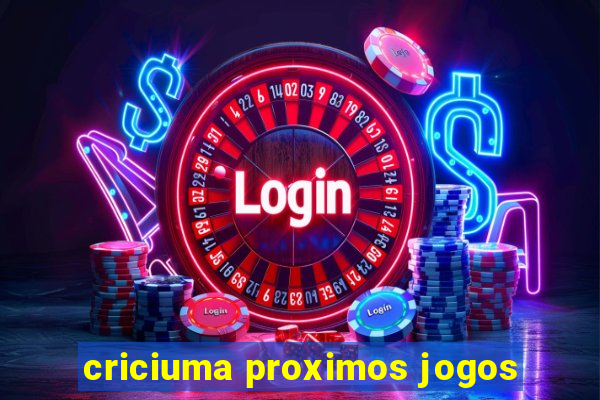 criciuma proximos jogos